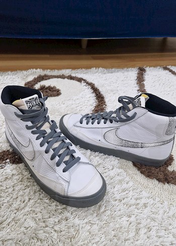 Nike Blazer Beyaz Bagcikli Spor Ayakkabi