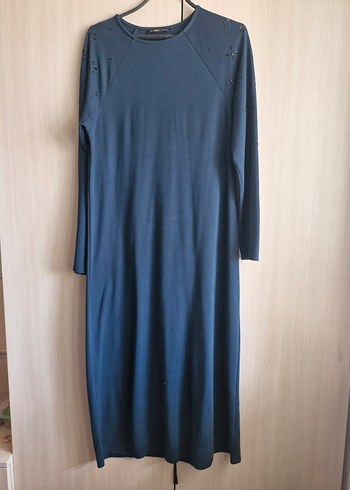 LC Waikiki Koyu Mavi Uzun Elbise Lc Waikiki