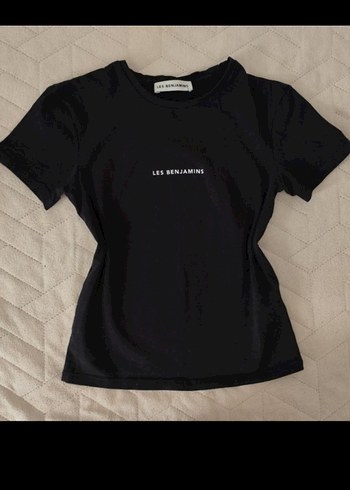 Les Benjamins Siyah Minimal Tisort