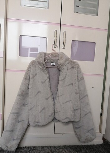 Orjinal nike fur ceket peluş mont 