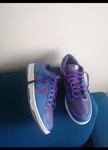 42.5 Beden mavi Renk Orjinal nike dunk low