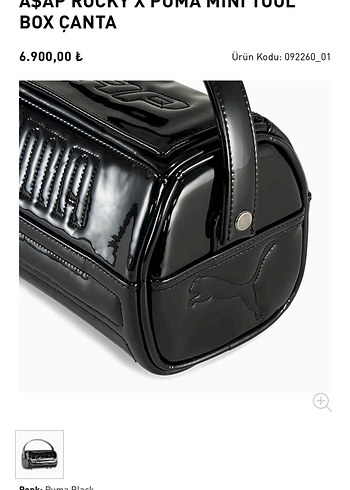 Beden A$AP Rocky x Puma Mini Tool Siyah Çanta