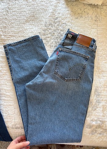 Levis 501 Mavi Denim Jean
