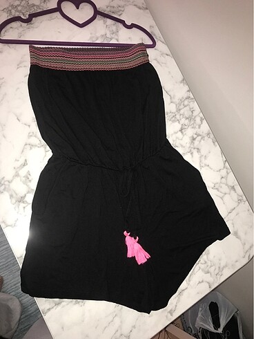 Bershka Mini Şort Tulum