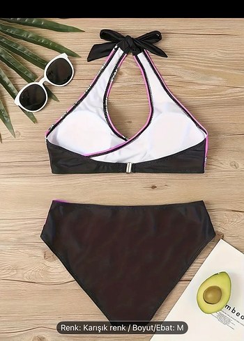 Işıltılı Mor Mini Bikini - Görsel 5
