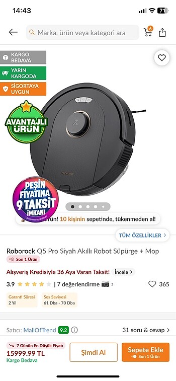 Robot süpürge