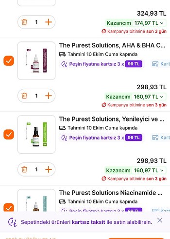  Beden Renk The Purest Solutions Kadın Nemlendirici ve Serum Seti