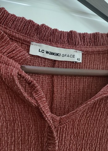 Bordo Uzun mevsimlik Elbise - Görsel 2