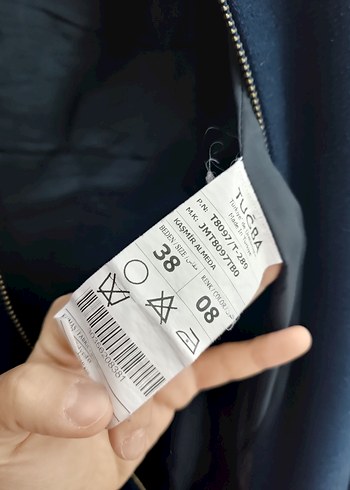 Kadın uzun kaşe kaban - Görsel 4