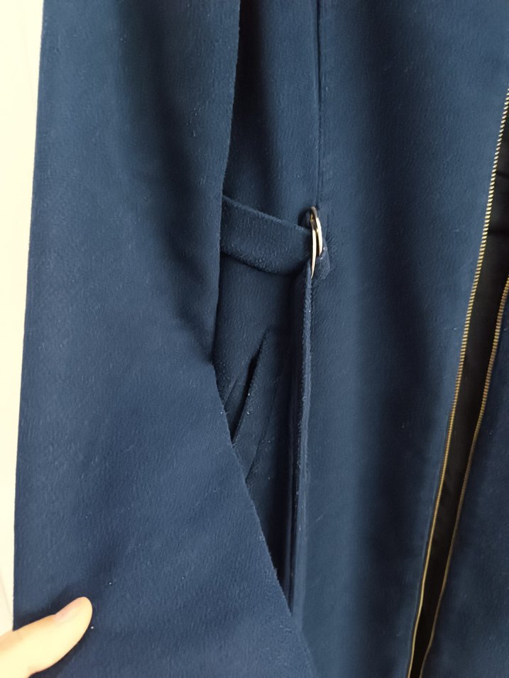 Kadın uzun kaşe kaban - Görsel 2