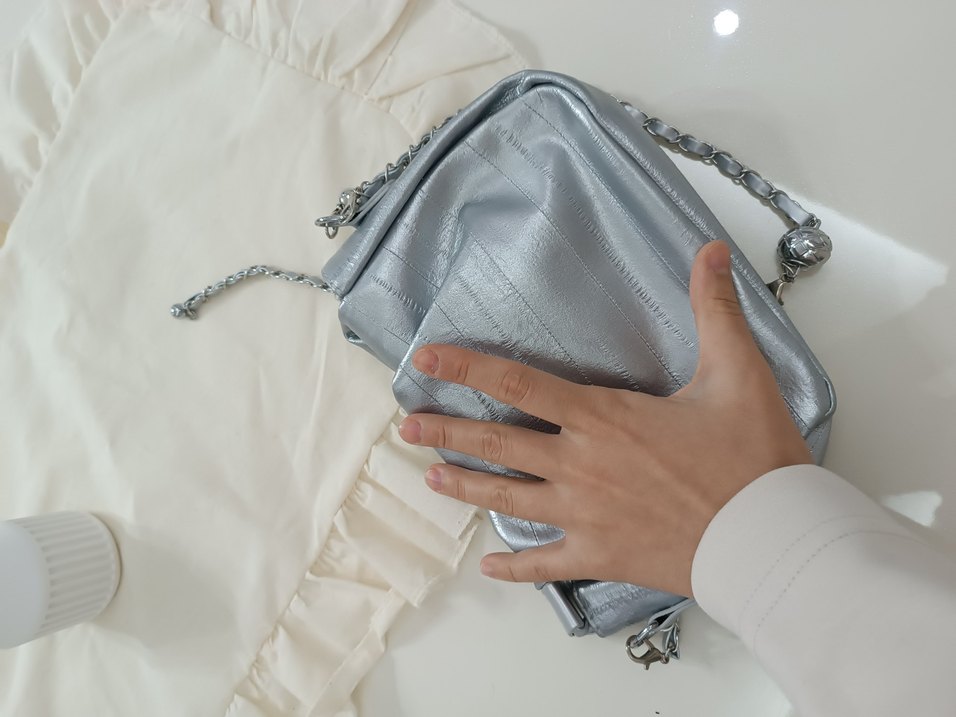 İnci ve Zincir Detaylı Kadın Çanta - Görsel 5