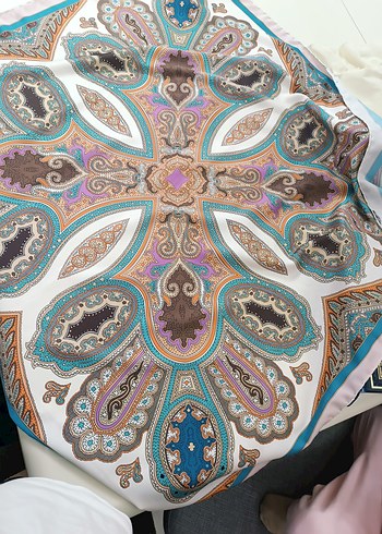 Silk home twill eşarp - Görsel 2