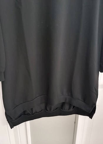 Siyah Kadın Sweatshirt tunik - Görsel 2