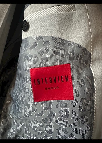 Sarar Gri Düğmeli Erkek Takım Elbise - Görsel 3