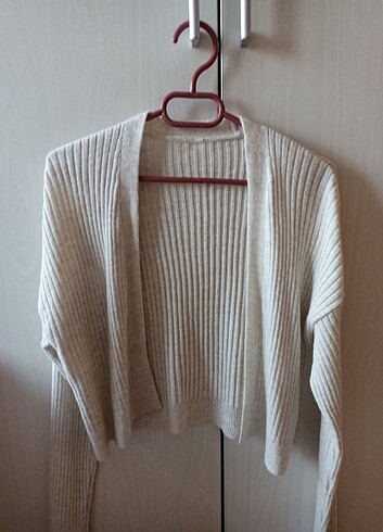 Koton krem crop hırka