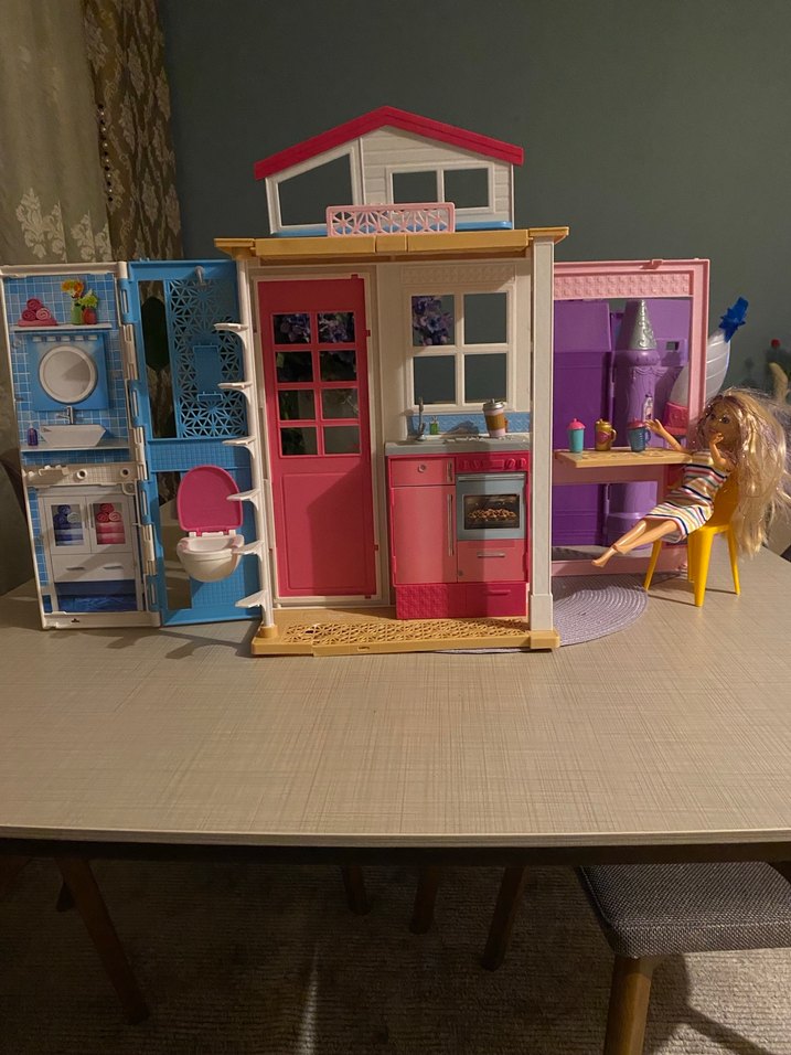 Pastel Pembe oarbıe Oyun Evi
Bebek dahıl degıldır - Görsel 4