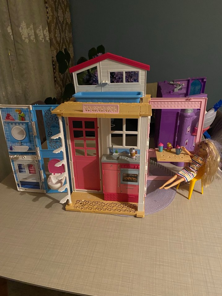 Pastel Pembe oarbıe Oyun Evi
Bebek dahıl degıldır - Görsel 3