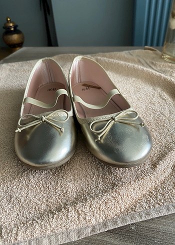 Bej Modern Klasik Kız Babet Ayakkabı - Görsel 2