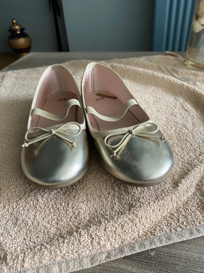 Bej Modern Klasik Kız Babet Ayakkabı - Görsel 2