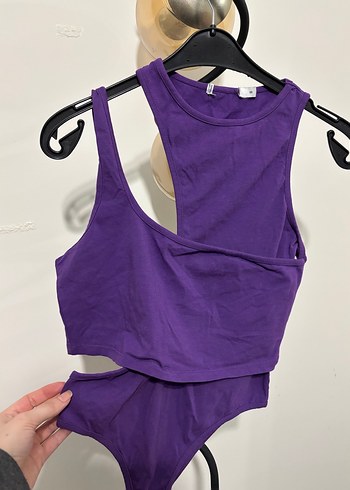 Mor bodysuit - Görsel 2