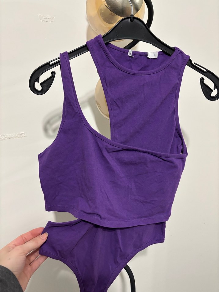 Mor bodysuit - Görsel 2