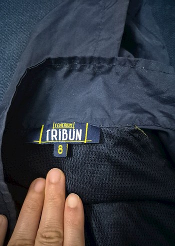 Erkek Kapüşonlu Uzun Lacivert Rüzgarlık - Görsel 5