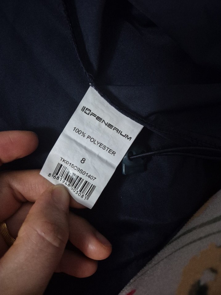 Erkek Kapüşonlu Uzun Lacivert Rüzgarlık - Görsel 3