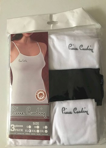 Pierre Cardin  Beyaz Atlet 3'lü - Görsel 2