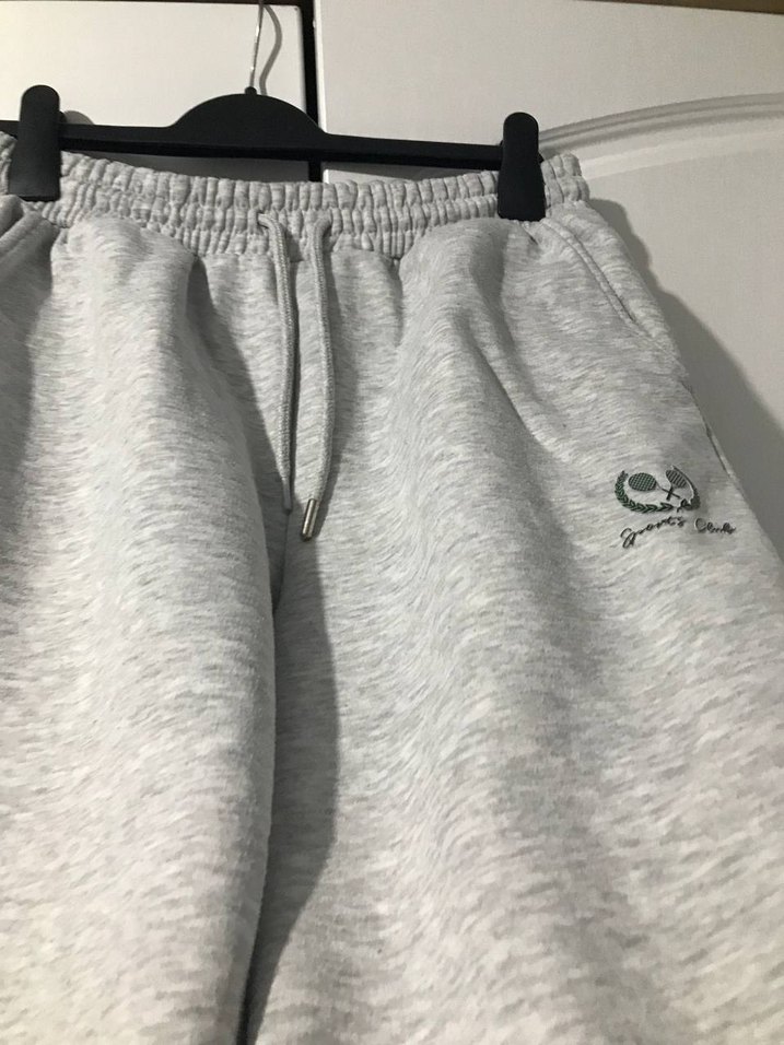 Gri Kadın Rahat Kesim Eşofman Altı - Görsel 3