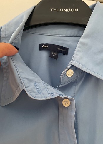 Mavi, Düğmeli Uzun Kollu GAP Gömlek - Görsel 2