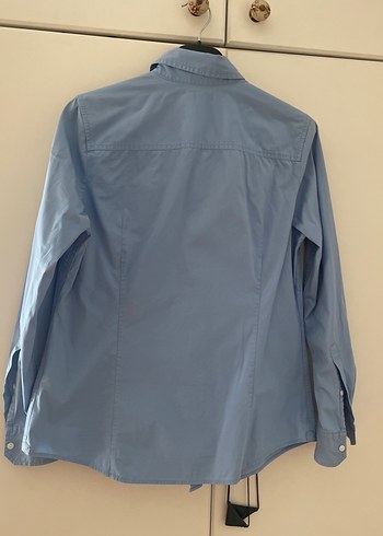 Mavi, Düğmeli Uzun Kollu GAP Gömlek - Görsel 3