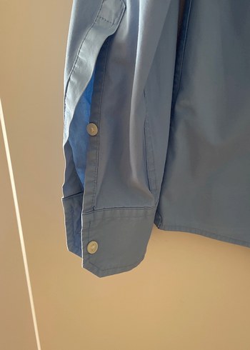 Mavi, Düğmeli Uzun Kollu GAP Gömlek - Görsel 4