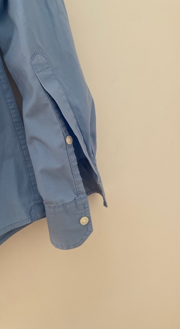 Mavi, Düğmeli Uzun Kollu GAP Gömlek - Görsel 5