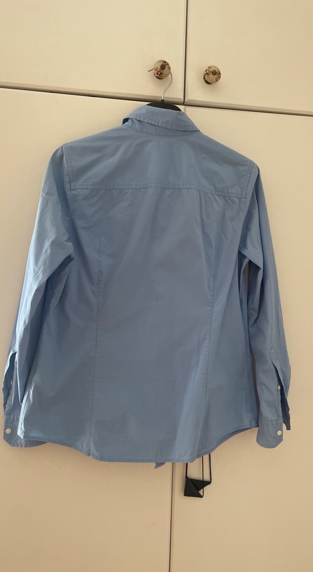 Mavi, Düğmeli Uzun Kollu GAP Gömlek - Görsel 3