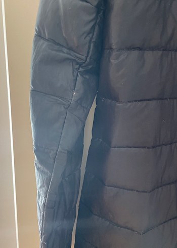 Siyah Midi Kadın Kapitone Zara Mont - Görsel 8