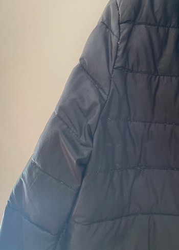 Siyah Midi Kadın Kapitone Zara Mont - Görsel 6