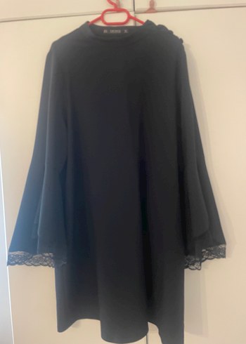 Siyah Uzun Kollu Tunik - Görsel 2