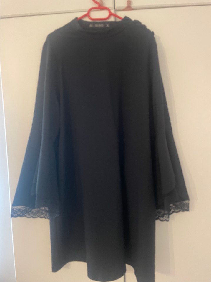 Siyah Uzun Kollu Tunik - Görsel 2