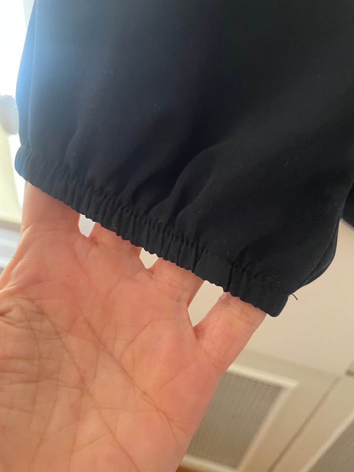 Lacivert V Yaka Salaş Kadın Afrodit Bluz - Görsel 4