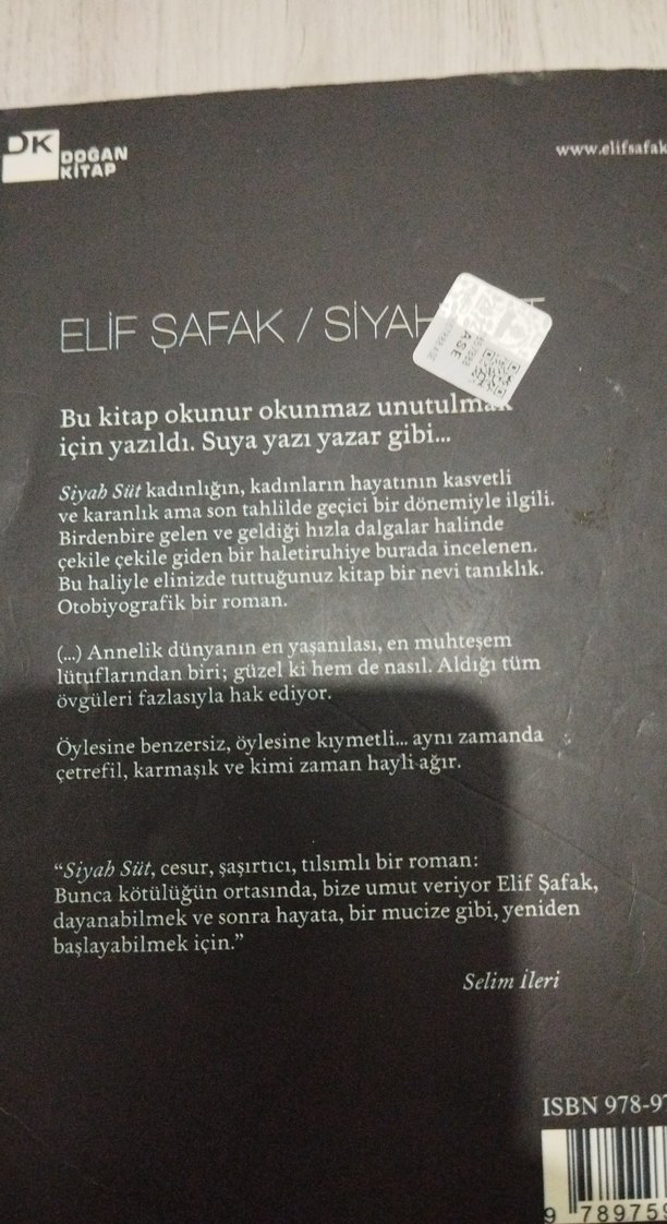 Siyah Süt - Elif Şafak - Görsel 2