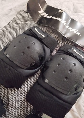 Siyah Biker Motosiklet Dizlikleri Velcro - Görsel 2