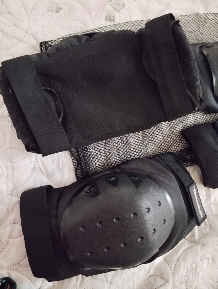 Siyah Biker Motosiklet Dizlikleri Velcro - Görsel 4