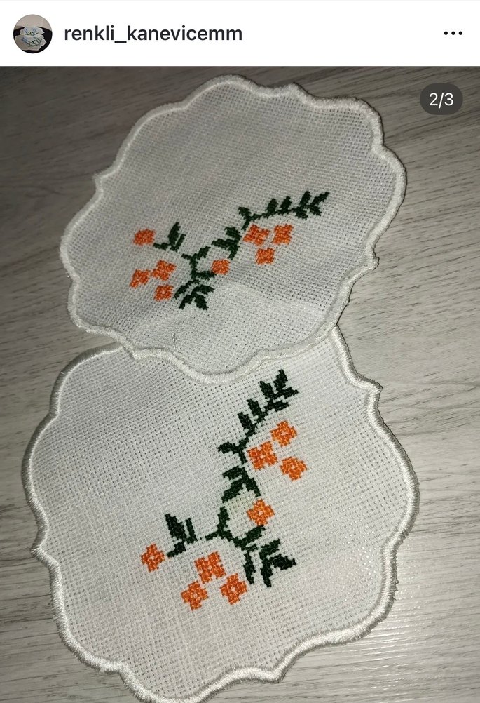 Kahve sunum peçetesi - Görsel 2