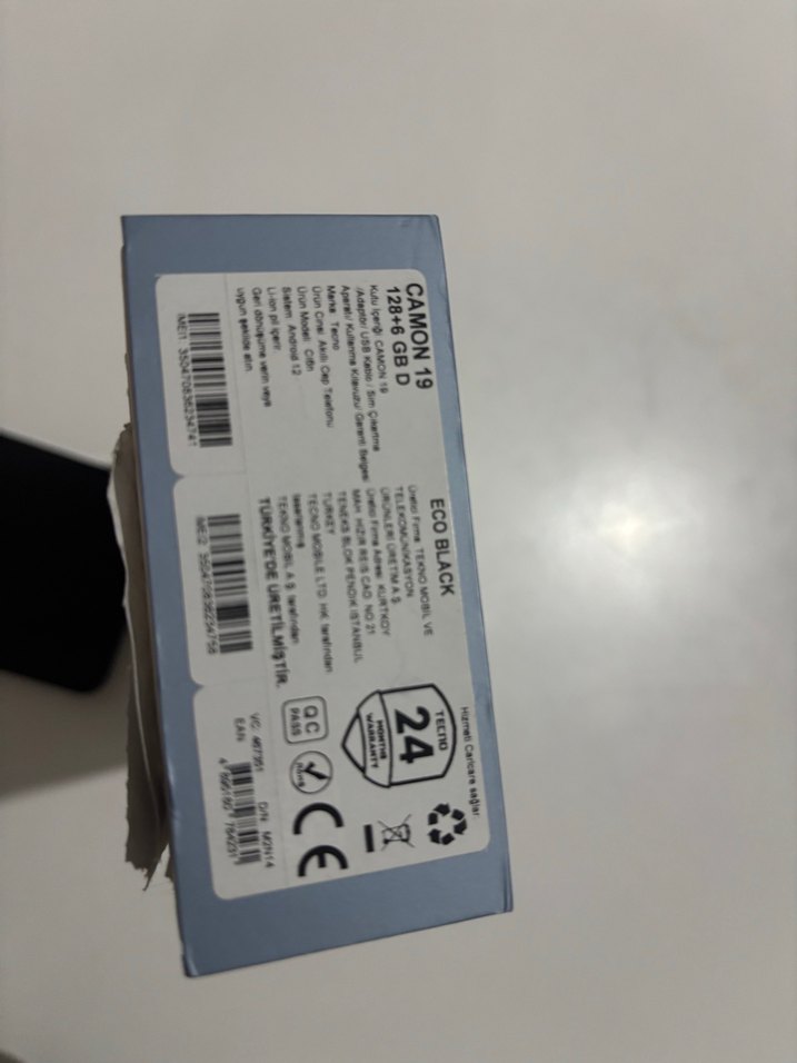 Siyah  CAMON 19 Android Telefon - Görsel 4