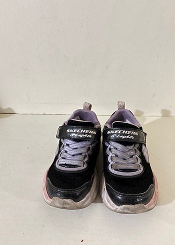 Skechers Kız Çocuk Siyah Işıklı Spor Ayakkabı