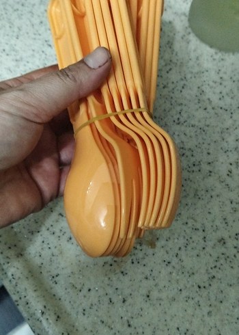 Beden Camel Renk Plastik Ölçü Kaşıkları Seti