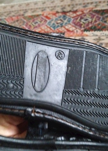 Erkek Siyah Tokalı Ev Terliği - Görsel 4