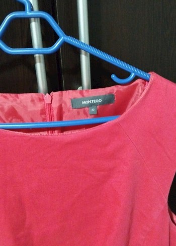 42 Beden pembe Renk Pembe Kolsuz Uzun Elbise