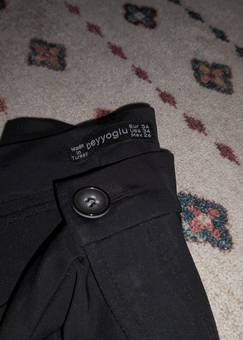 Fermuarlı Siyah Kadın Tayt - Görsel 2