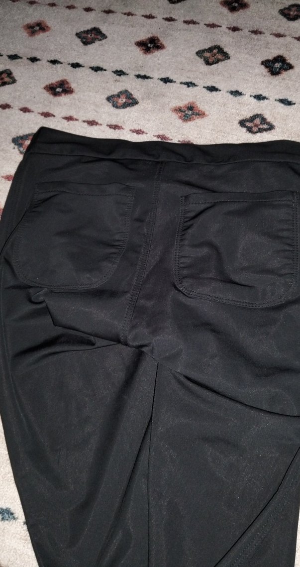 Fermuarlı Siyah Kadın Tayt - Görsel 3